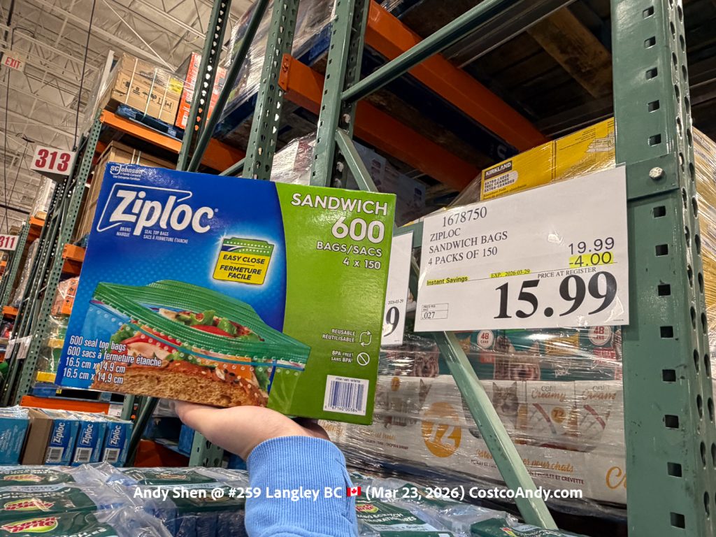 ZIPLOC SANDWICH BAGS 4 PACKS OF 150