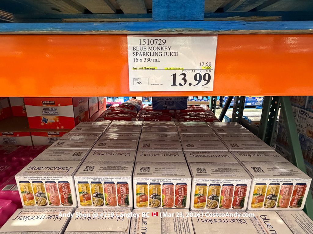 BLUE MONKEY SPARKLING JUICE 16 X 330 ML