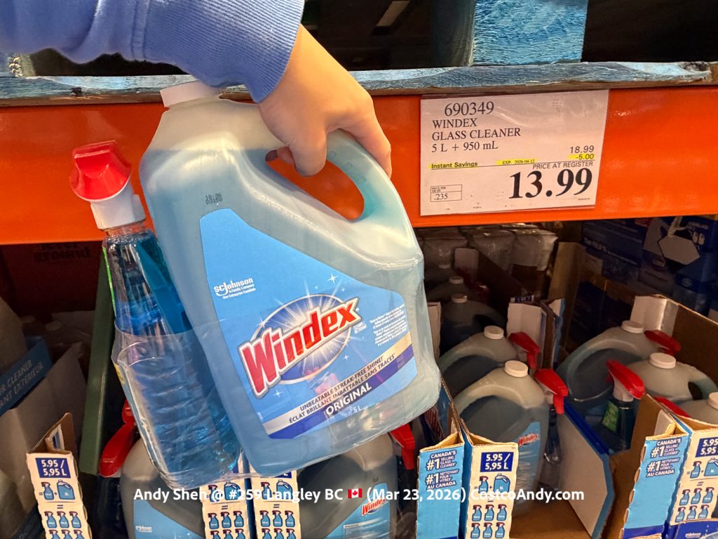 WINDEX GLASS CLEANER 5 L + 950 ML