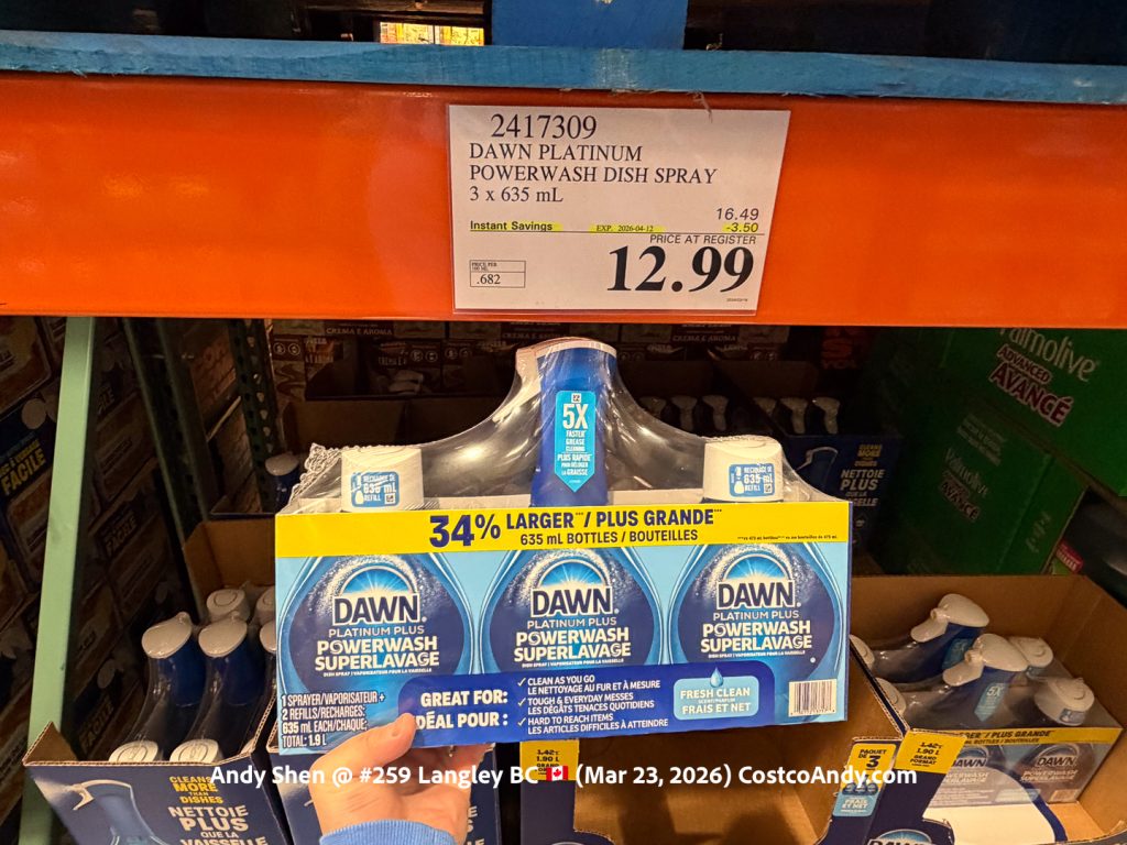 DAWN POWERWASH DISH SPRAY 3 x 635 ML