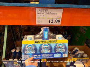 DAWN POWERWASH DISH SPRAY 3 x 635 ML