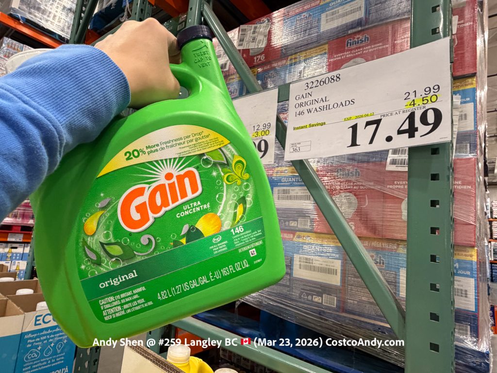 GAIN ORIGINAL 146 WASHLOADS