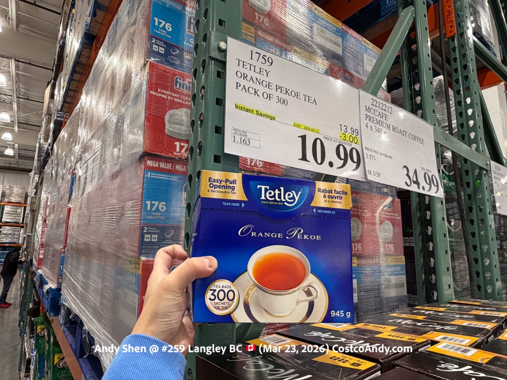 TETLEY ORANGE PEKOE TEA PACK OF 300