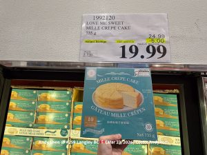 LOVE ME SWEET MILLE CREPE CAKE 735G