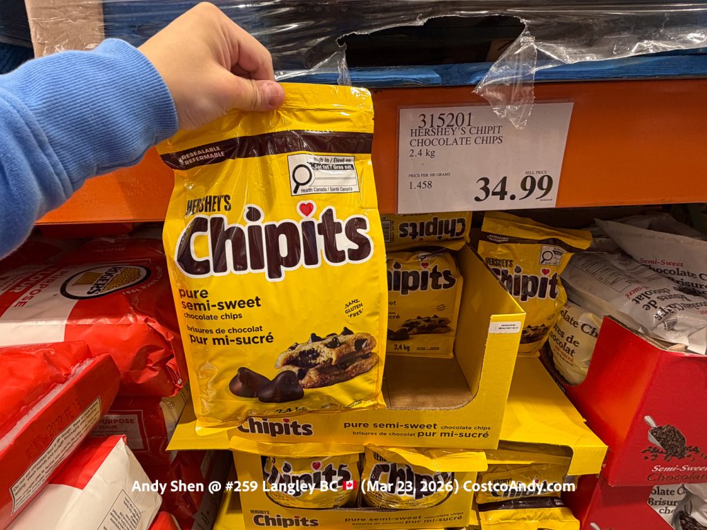 HERSHEY’S CHIPITS CHOCOLATE CHIPS 2.4 KG