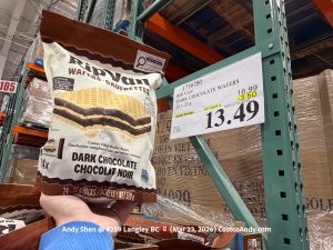 RIP VAN DARK CHOCOLATE WAFERS 24/.78 OZ