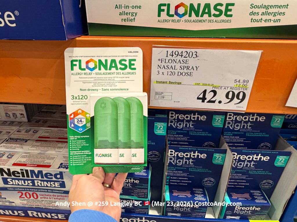 FLONASE NASAL SPRAY 3 X 120 DOSE