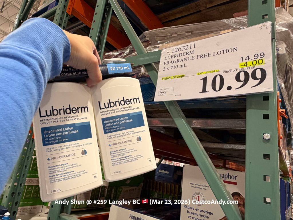 LUBRIDERM FRAGRANCE FREE LOTION 2 X 710 ML