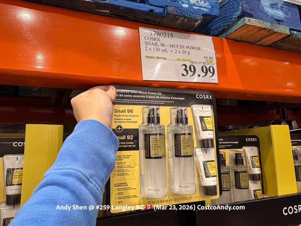 COSRX SNAIL 96 – MUCIN POWER 2 X 130ML + 2 X 20G