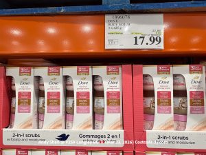 DOVE BODY SCRUB 3 X 425 G
