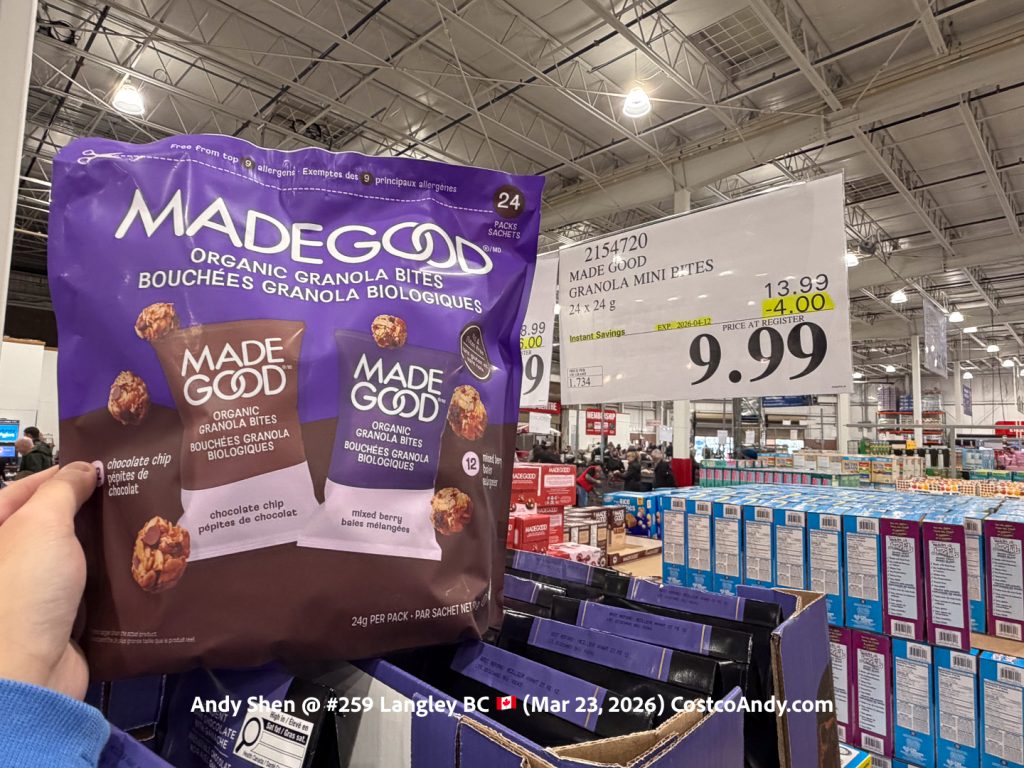 MADE GOOD GRANOLA MINI BITES 24 X 24 G