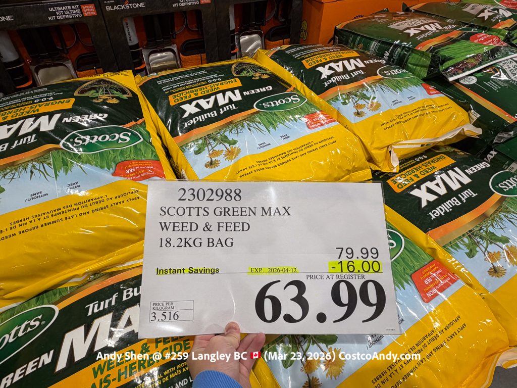 SCOTTS GREEN MAX WEED & FEED 18.2KG BAG