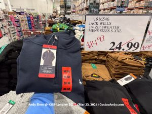 JACK WILLS 1/4 ZIP SWEATER MENS SIZES S-XXL
