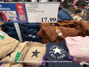 CONVERSE HOODIE KIDS SIZES S-XXL