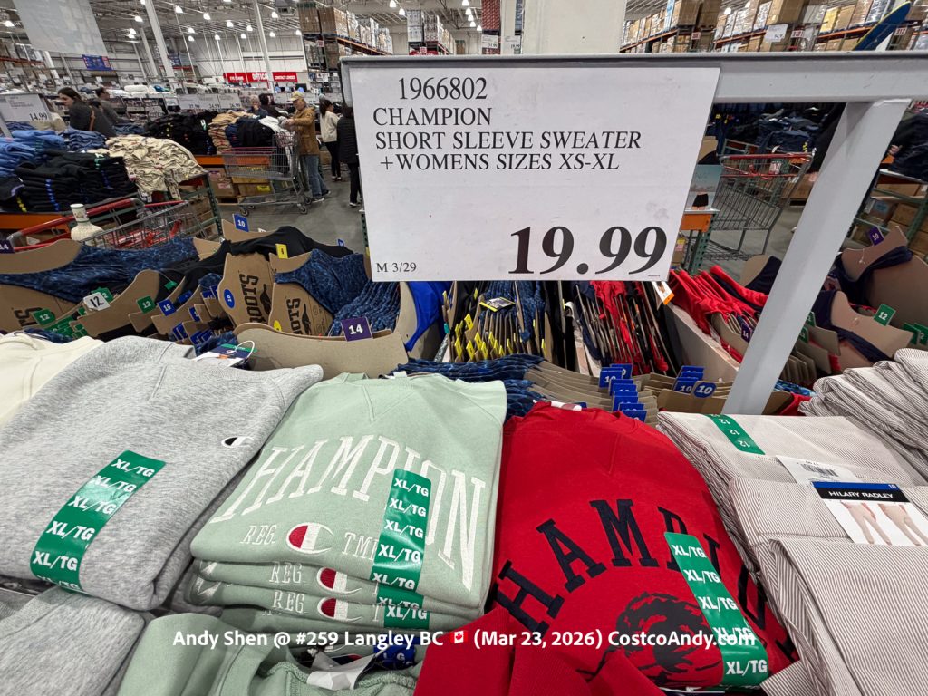 CHAMPION SHORT SLEEVE SWEATER +WOMENS SIZES XS-XL