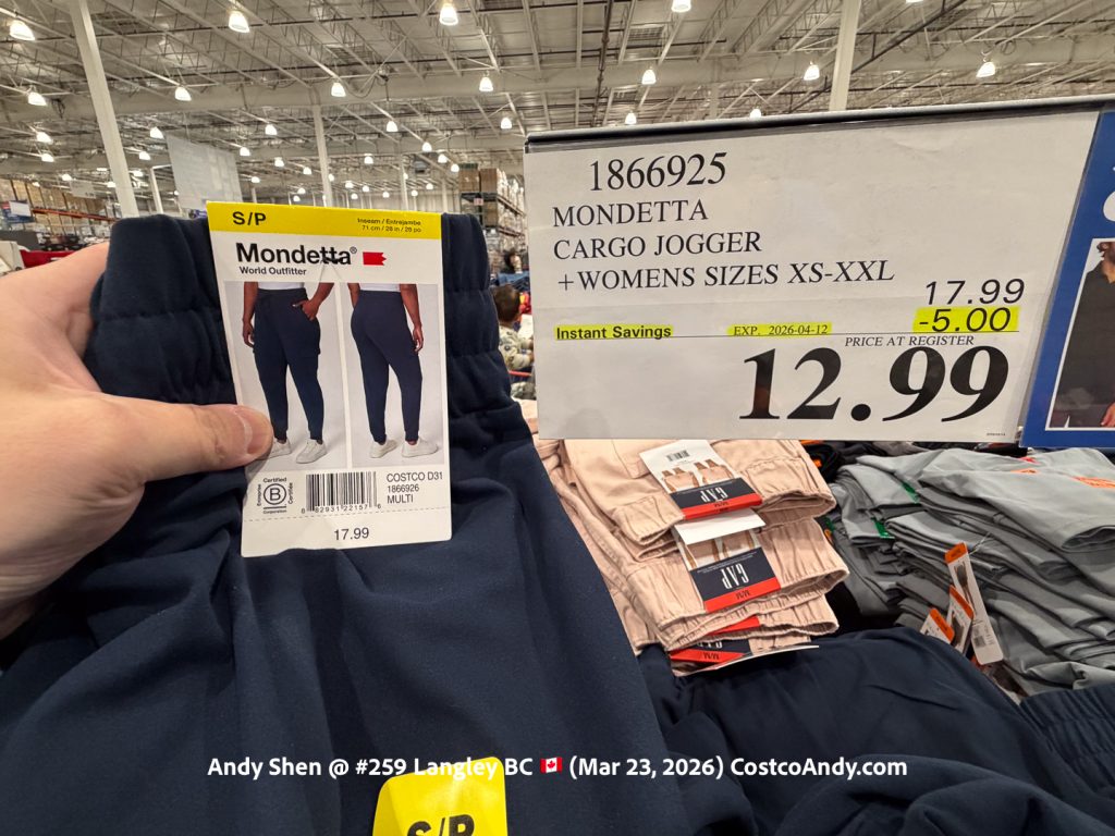 MONDETTA CARGO JOGGER +WOMENS SIZES XS-XXL