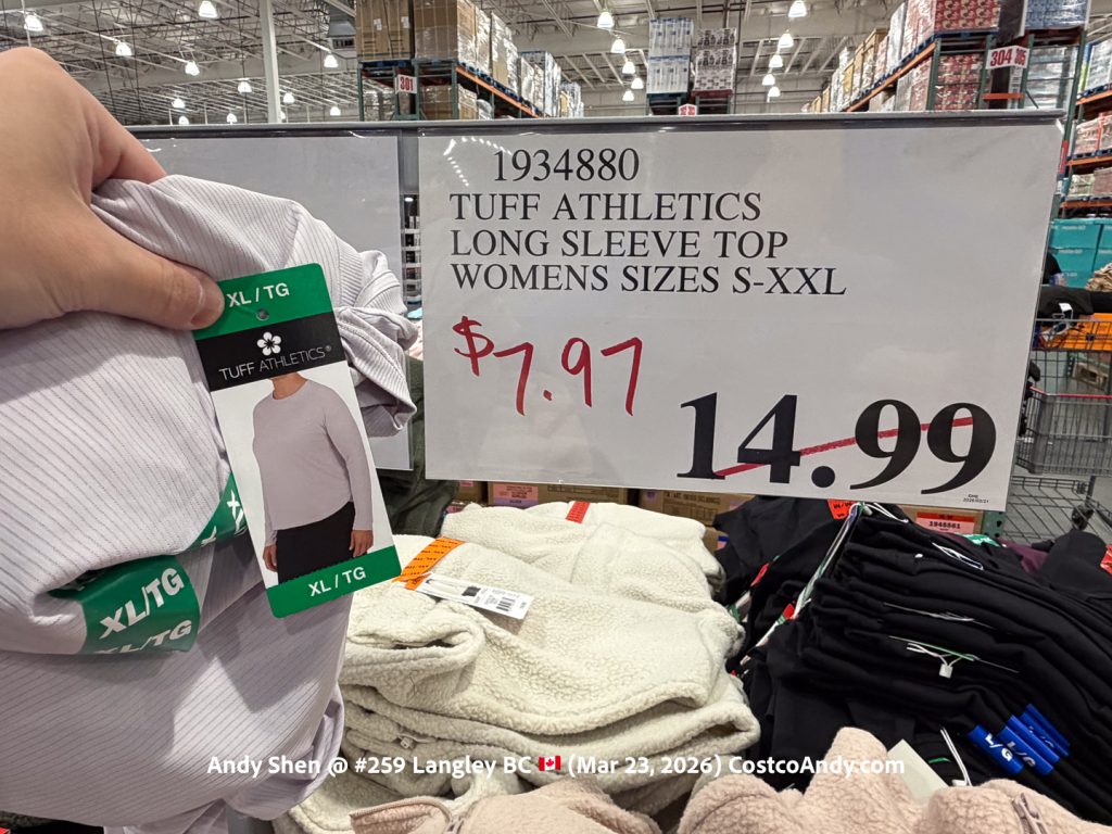 TUFF ATHLETICS LONG SLEEVE TOP WOMENS SIZES S-XXL