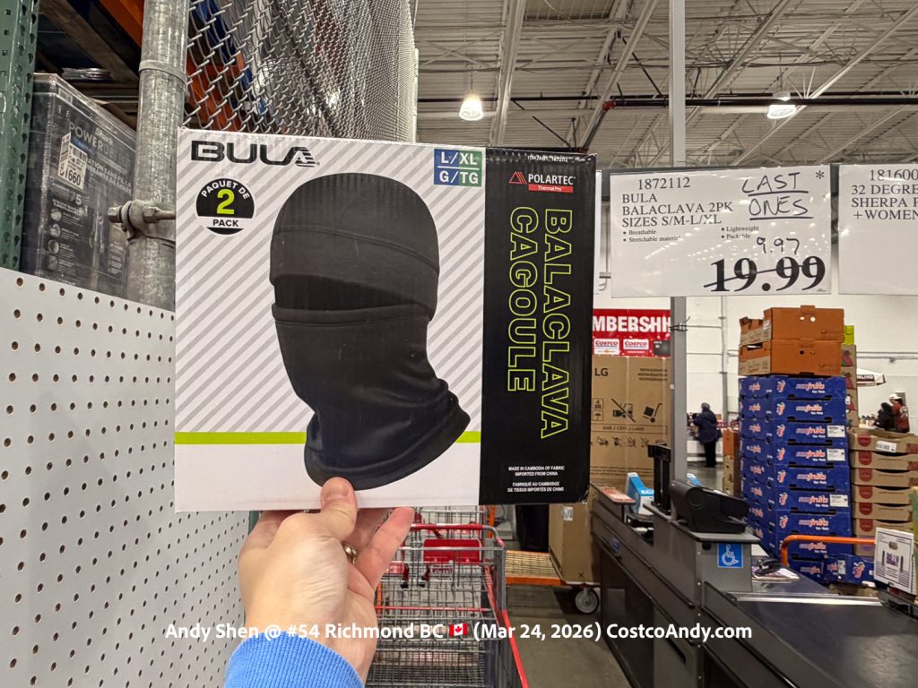 BULA BALACLAVA 2PK SIZES S/M-L/XL ONLY