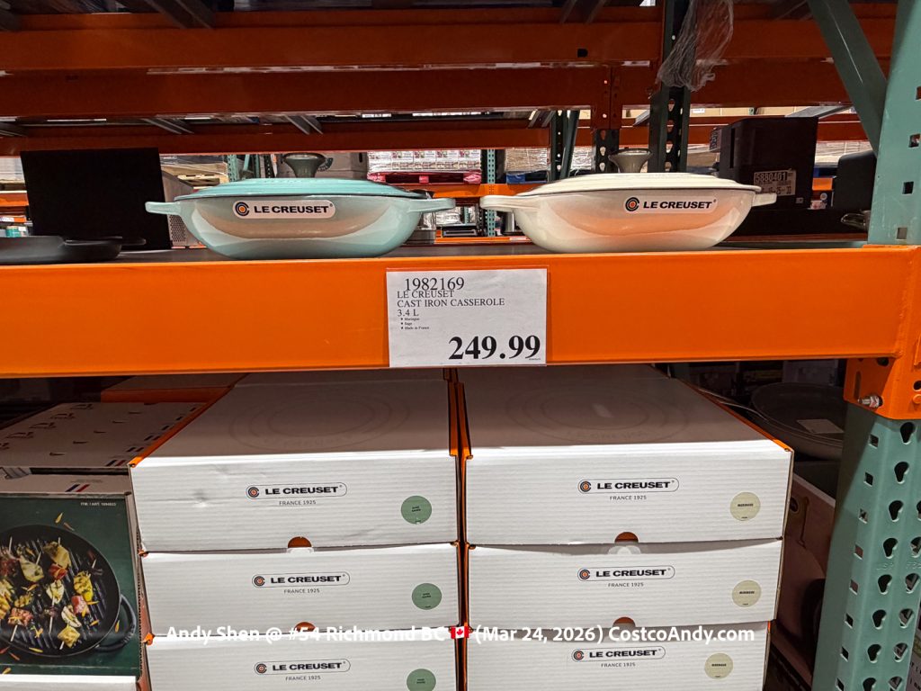 LE CREUSET CAST IRON CASSEROLE 3.4 L