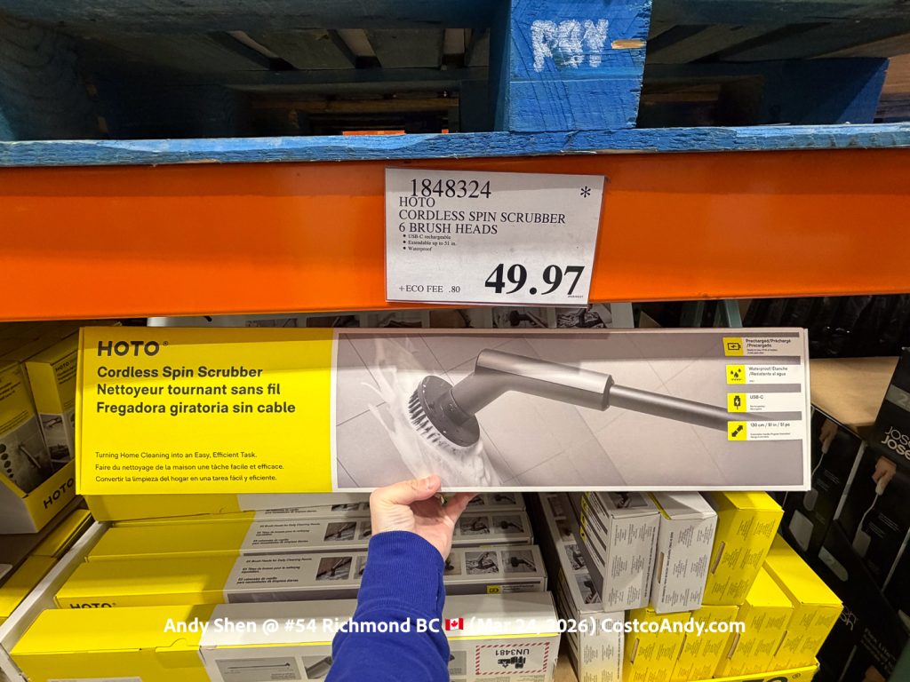 HOTO CORDLESS SPIN SCRUBBER 6 BRUSH HEADS