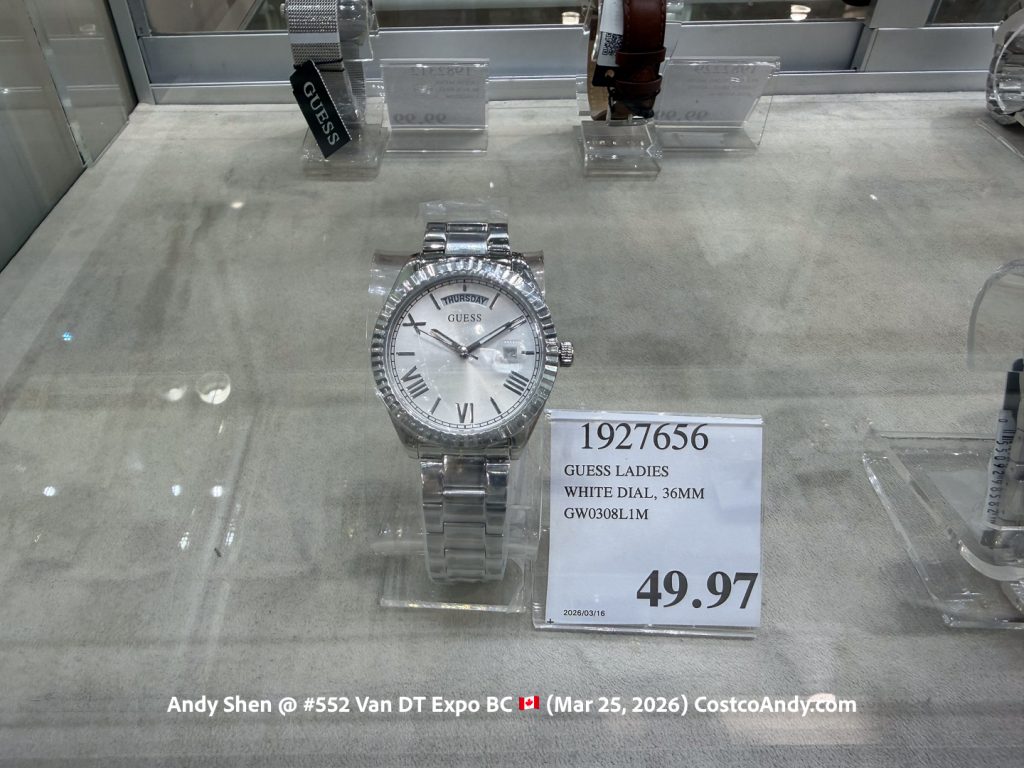 GUESS LADIES WHITE DIAL, 36MM GW0308L1M