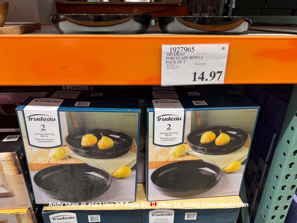 TRUDEAU PORCELAIN BOWLS PACK OF 2