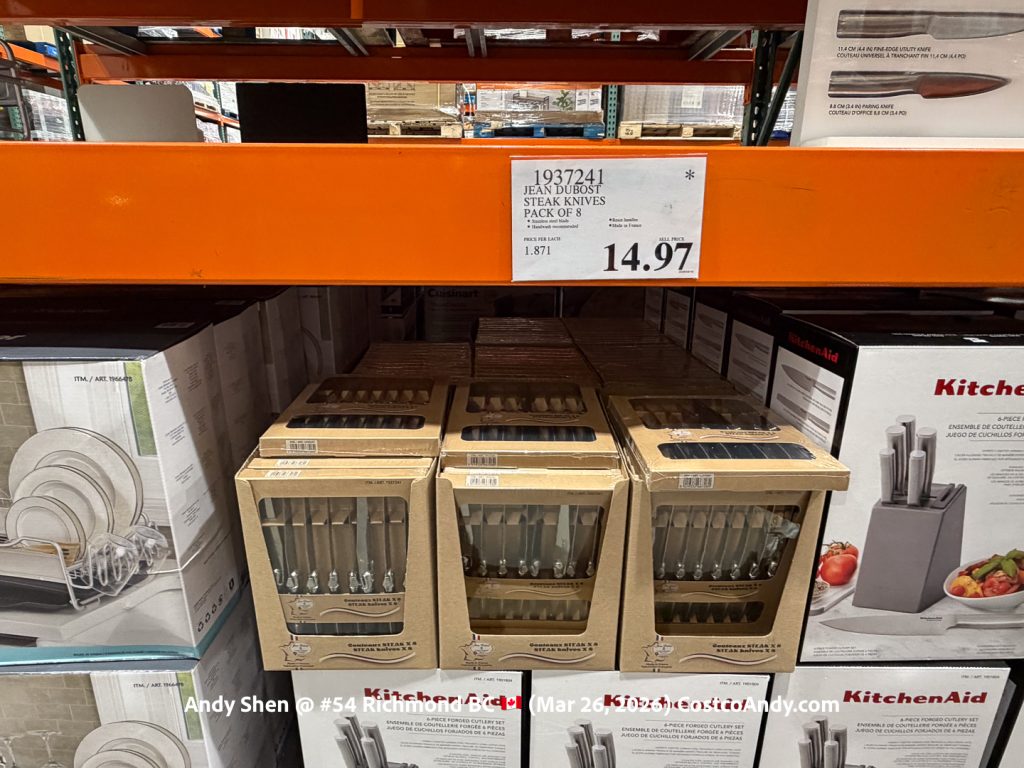 JEAN DUBOST STEAK KNIVES PACK OF 8