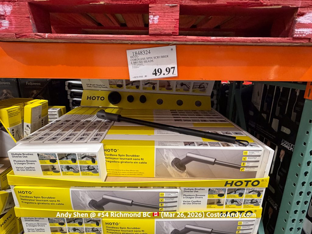 HOTO CORDLESS SPIN SCRUBBER 6 BRUSH HEADS