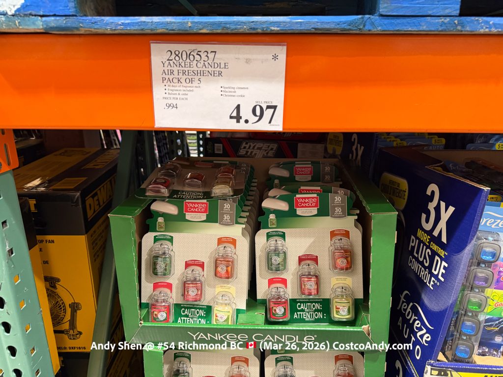 YANKEE CANDLE AIR FRESHENER PACK OF 5