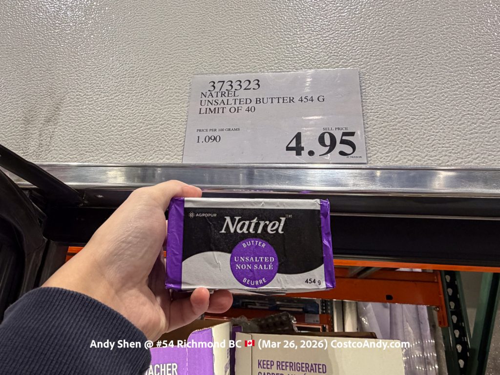 NATREL UNSALTED BUTTER 454G
