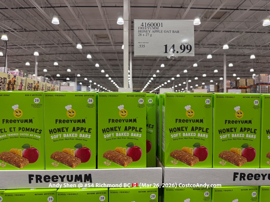 FREEYUMM HONEY APPLE OAT BAR 28X27G