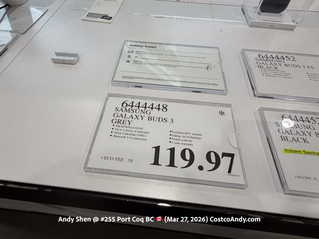 SAMSUNG GALAXY BUDS 3 GREY