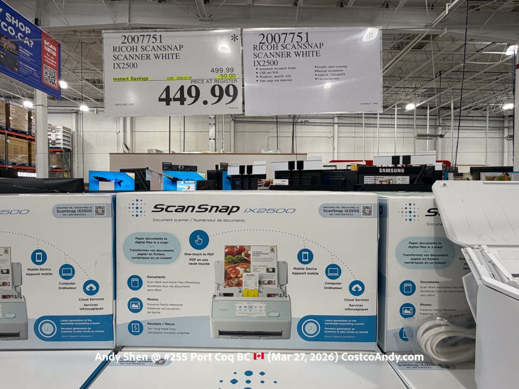 RICOH SCAN SNAP SCANNER WHITE IX2500