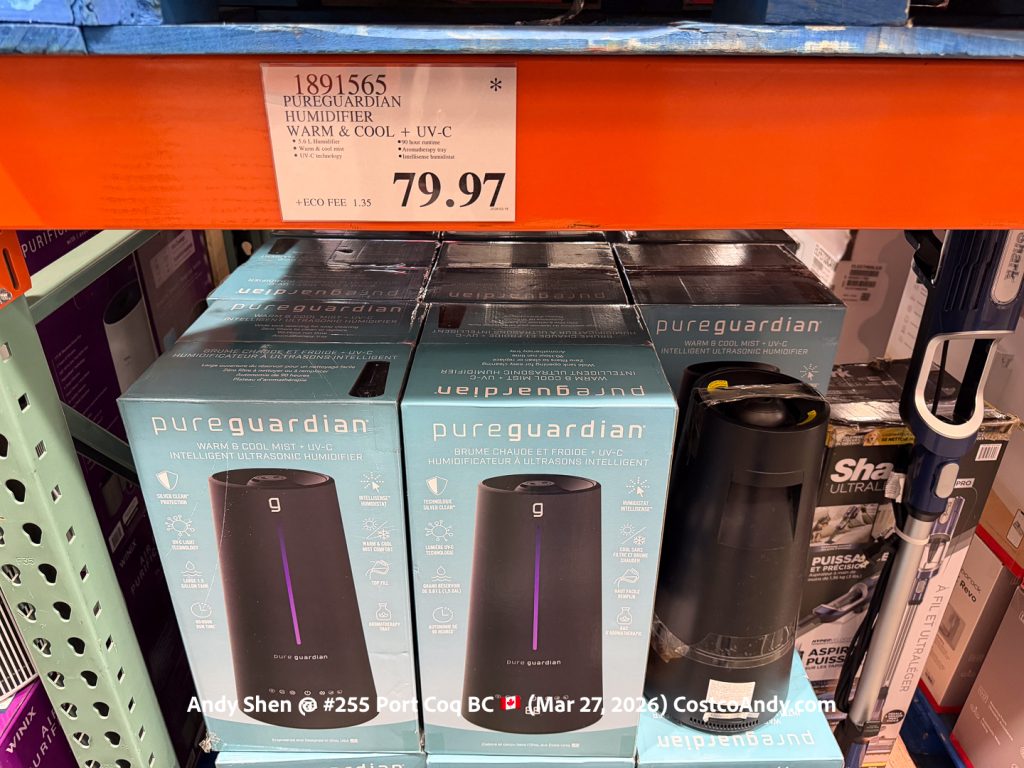 PUREGUARDIAN HUMIDIFIER WARM & COOL + UV-C