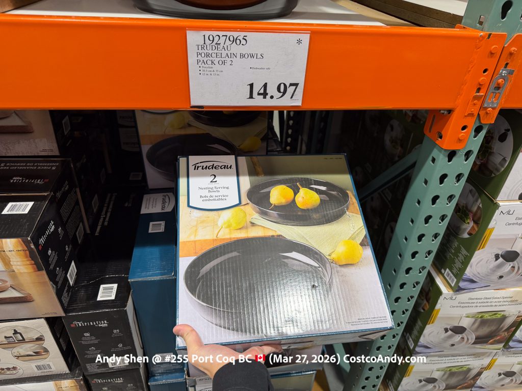 TRUDEAU PORCELAIN BOWLS PACK OF 2