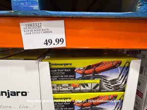 KILIMANJARO KAYAK ROOF RACK J BAR STYLE CARRIER