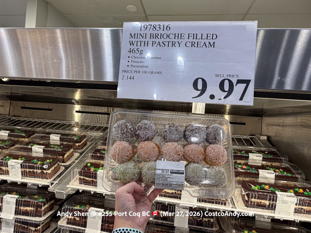 MINI BRIOCHE FILLED WITH PASTRY CREAM 465G