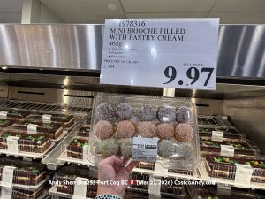 MINI BRIOCHE FILLED WITH PASTRY CREAM 465G