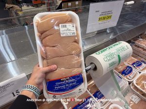 CHICKEN BREAST BONELESS SKINLESS (PER KG)