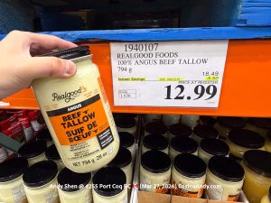 REALGOOD FOODS 100% ANGUS BEEF TALLOW 794G