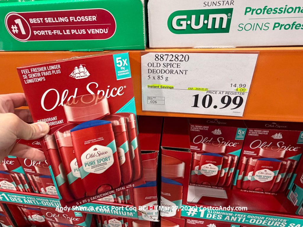 OLD SPICE DEODORANT 5 x 85 G