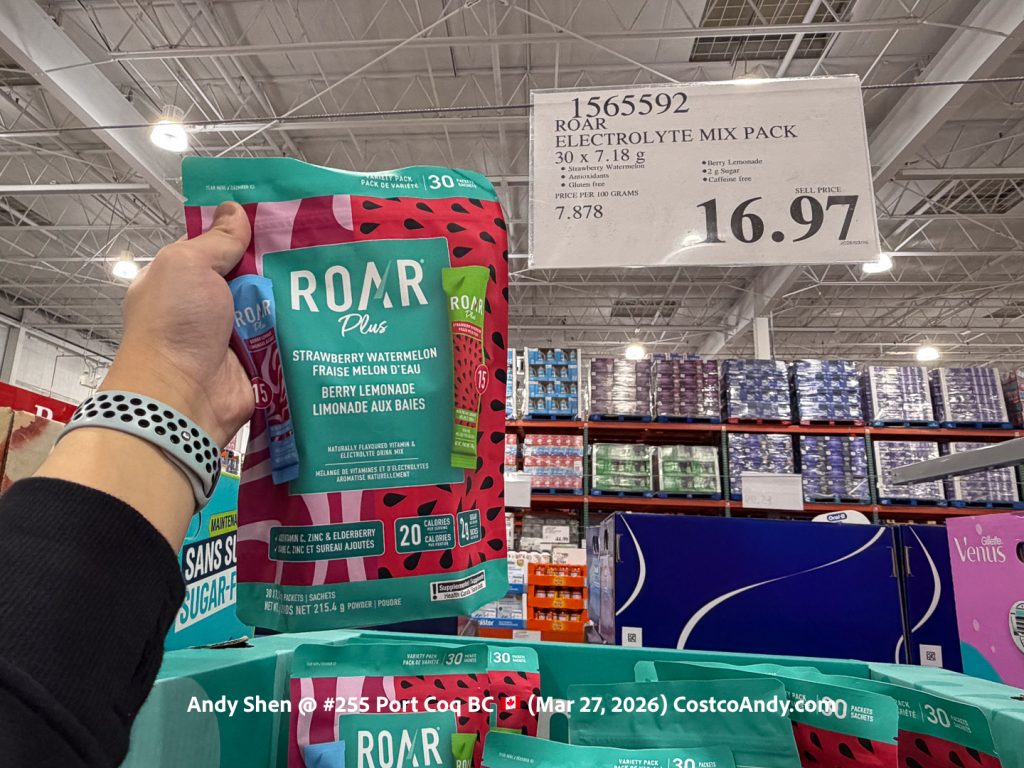 ROAR Plus Hydration Powders Variety Pack, 30 x 7.18 g