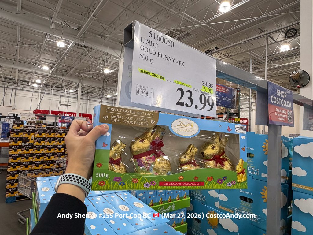 LINDT GOLD BUNNY 4PK 500G
