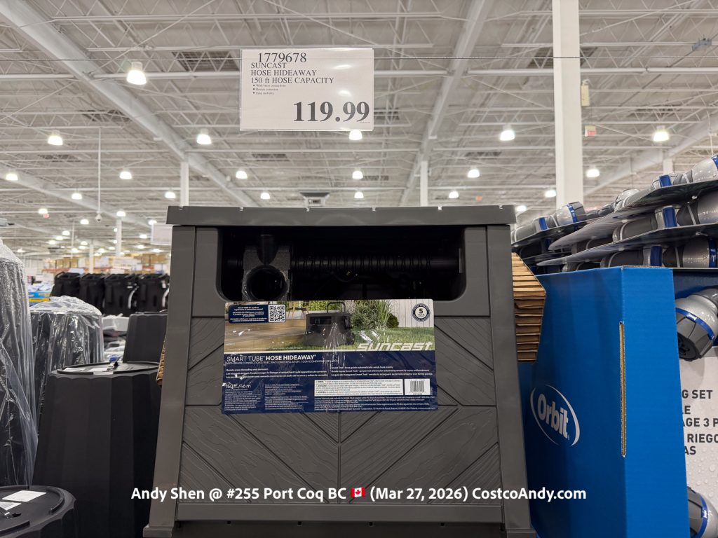 SUNCAST 150′ HIDEAWAY MOBILE HOSE REEL