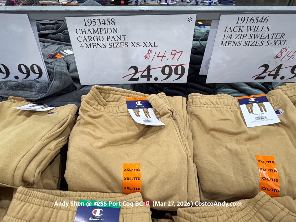 CHAMPION CARGO PANT +MENS SIZES XS-XXL