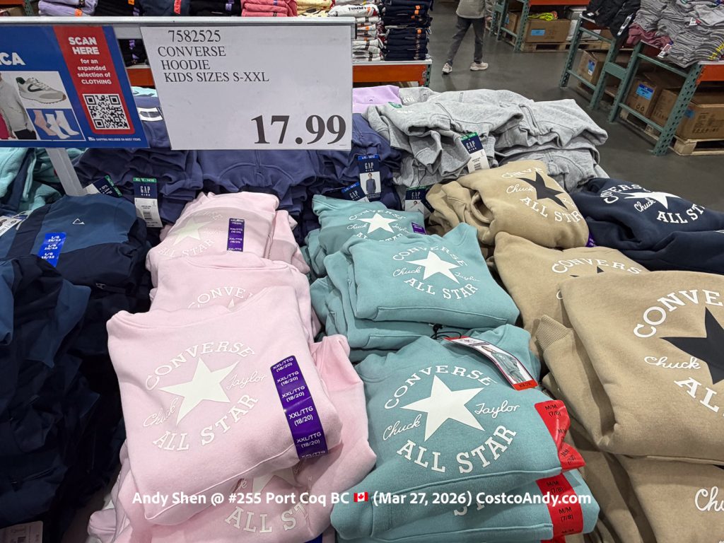 CONVERSE HOODIE KIDS SIZES S-XXL