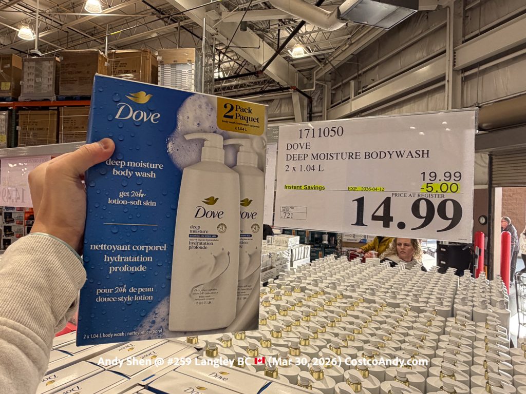 DOVE DEEP MOISTURE BODYWASH 2 X 1.04 L