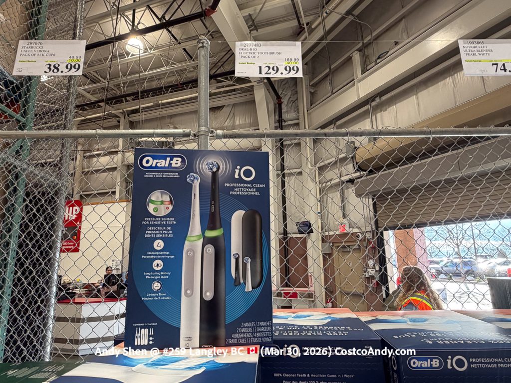 ORAL-B IO ELECTRIC TOOTHBRUSH PACK OF 2