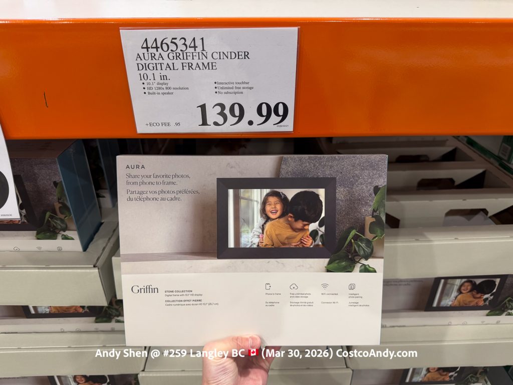 AURA GRIFFIN CINDER DIGITAL FRAME 10.1 IN.