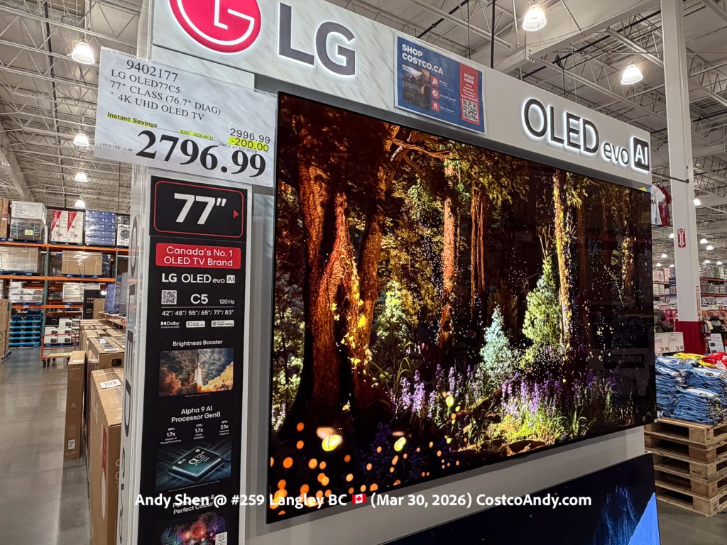 LG OLED77C5 77 CLASS (76.7 DIAG) 4K UHD OLED TV